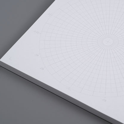 B-93 | YUAN DESIGN STUDIO Graph Paper 筆記本 (Polar Coordinate)
