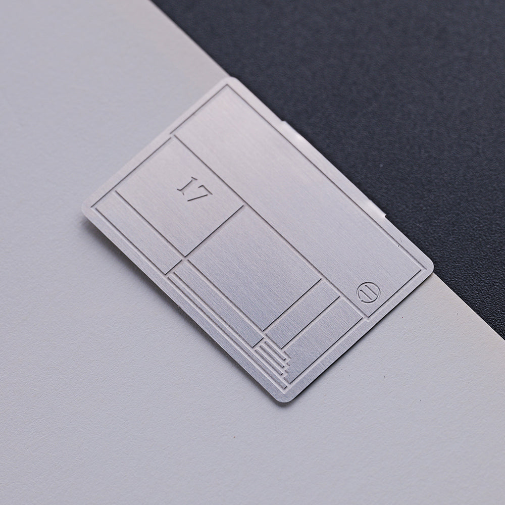 N-001 | 月下文具房 x YUAN DESIGN STUDIO 金屬書籤組
