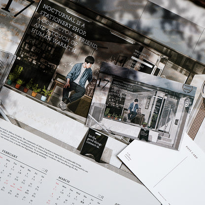 N-005 | 月下文具房 x 高妍 月¹² 年曆掛布 (2026年版) *請獨立下單*