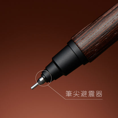 P-376 | UNI KURU TOGA WOOD 旋轉鉛芯筆 0.5mm