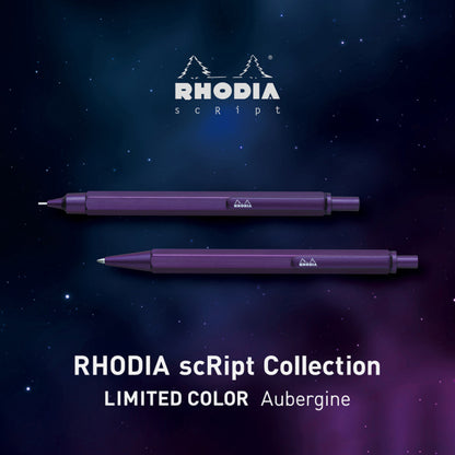 P-386 | RHODIA ScRipt 原子筆 / 鉛芯筆 限定版 (茄紫色)