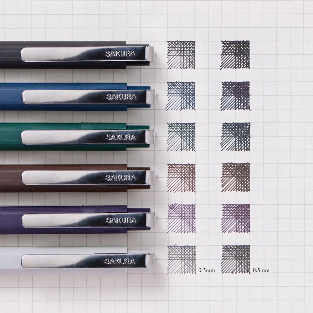 P-387 | SAKURA Ballsign iD 低重心中性筆 0.3mm / 0.5mm