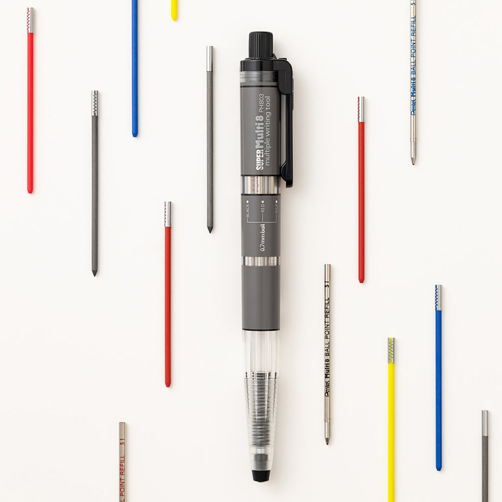 P-399 | PENTEL SUPER Multi8 8in1 便攜多功能筆連替芯套裝