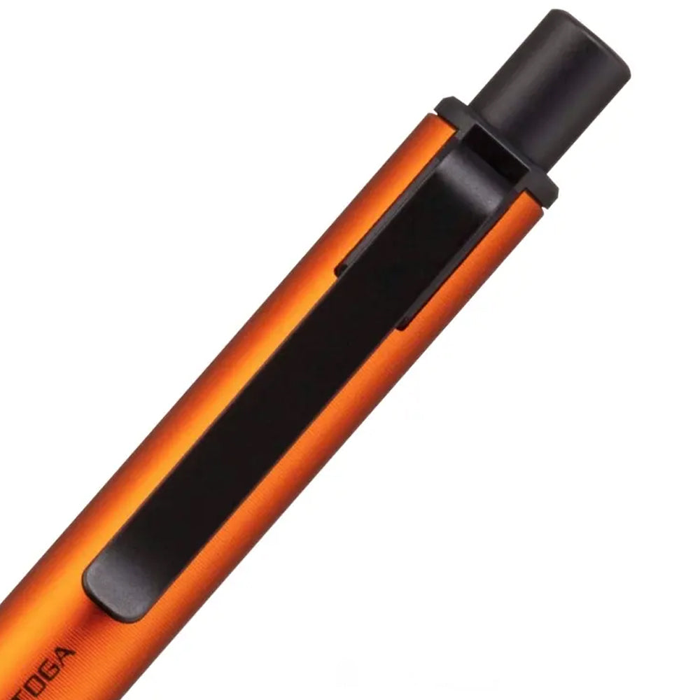 P-412 | UNI KURU TOGA METAL 金屬旋轉鉛芯筆 0.5mm 限定版 (暮光橘)