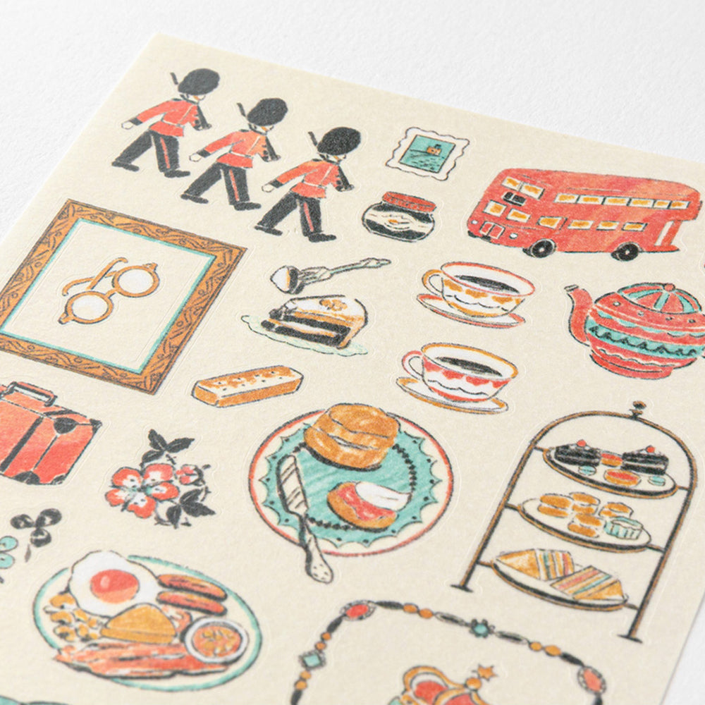 S-402 | MIDORI Sticker Collection 手帳專用貼紙 小故事系列 (英國)