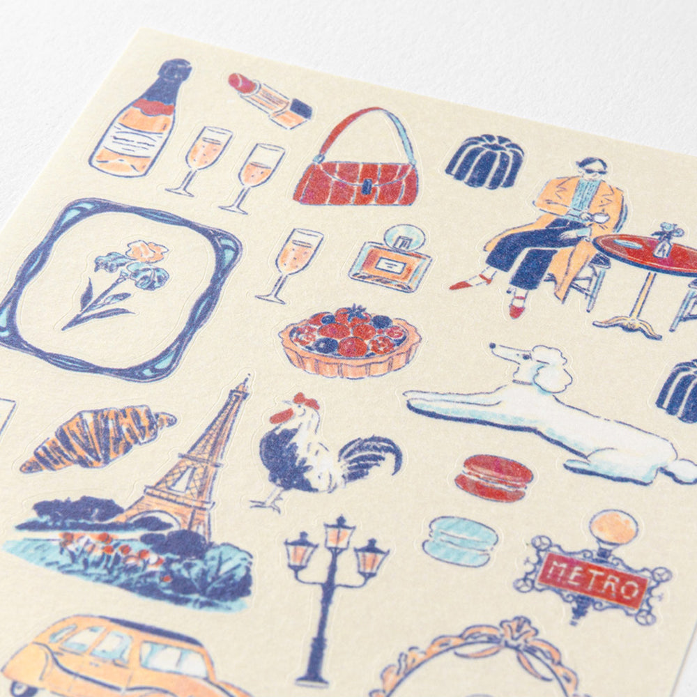 S-403 | MIDORI Sticker Collection 手帳專用貼紙 小故事系列 (法國)