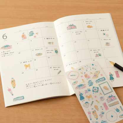 S-410 | MIDORI Sticker Collection 手帳專用貼紙 小故事系列 (日本)