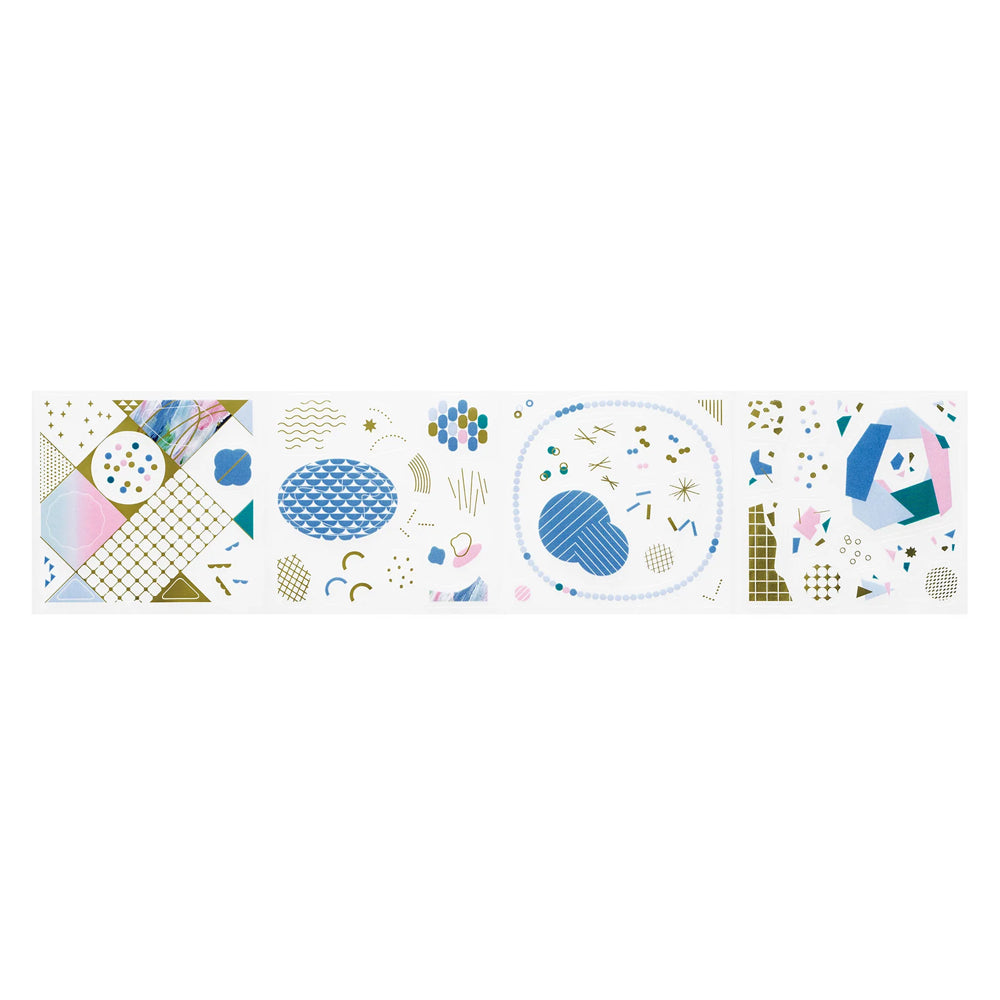 S-484 | HITOTOKI COFFRET Roll 捲裝貼紙 (湖水藍)