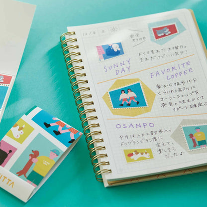 S-488 | KITTA SPECIAL 隨身手帳貼 (汪汪)