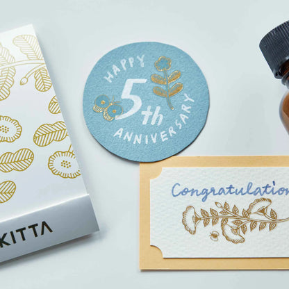 S-491 | KITTA FLAKE 隨身移印貼 (閃耀)