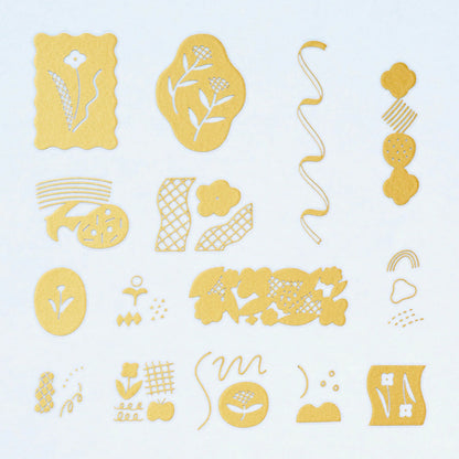 S-492 | KITTA FLAKE 隨身移印貼 (哼歌)