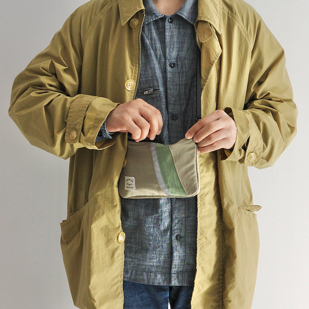 S-503 | CIRCUS BOY BAND TRIP pocket 斜揹包 (Oat green)