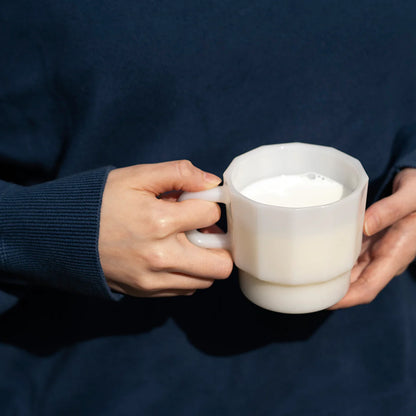 S-519 | HMM W Glass 手工玻璃杯 300ml (奶白限定)