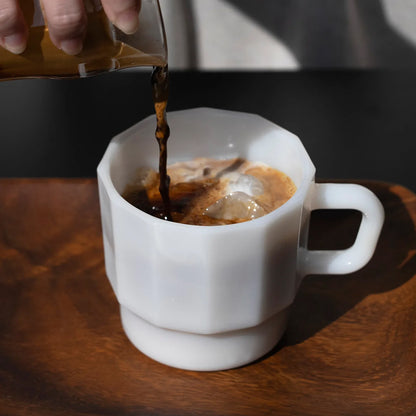 S-519 | HMM W Glass 手工玻璃杯 300ml (奶白限定)