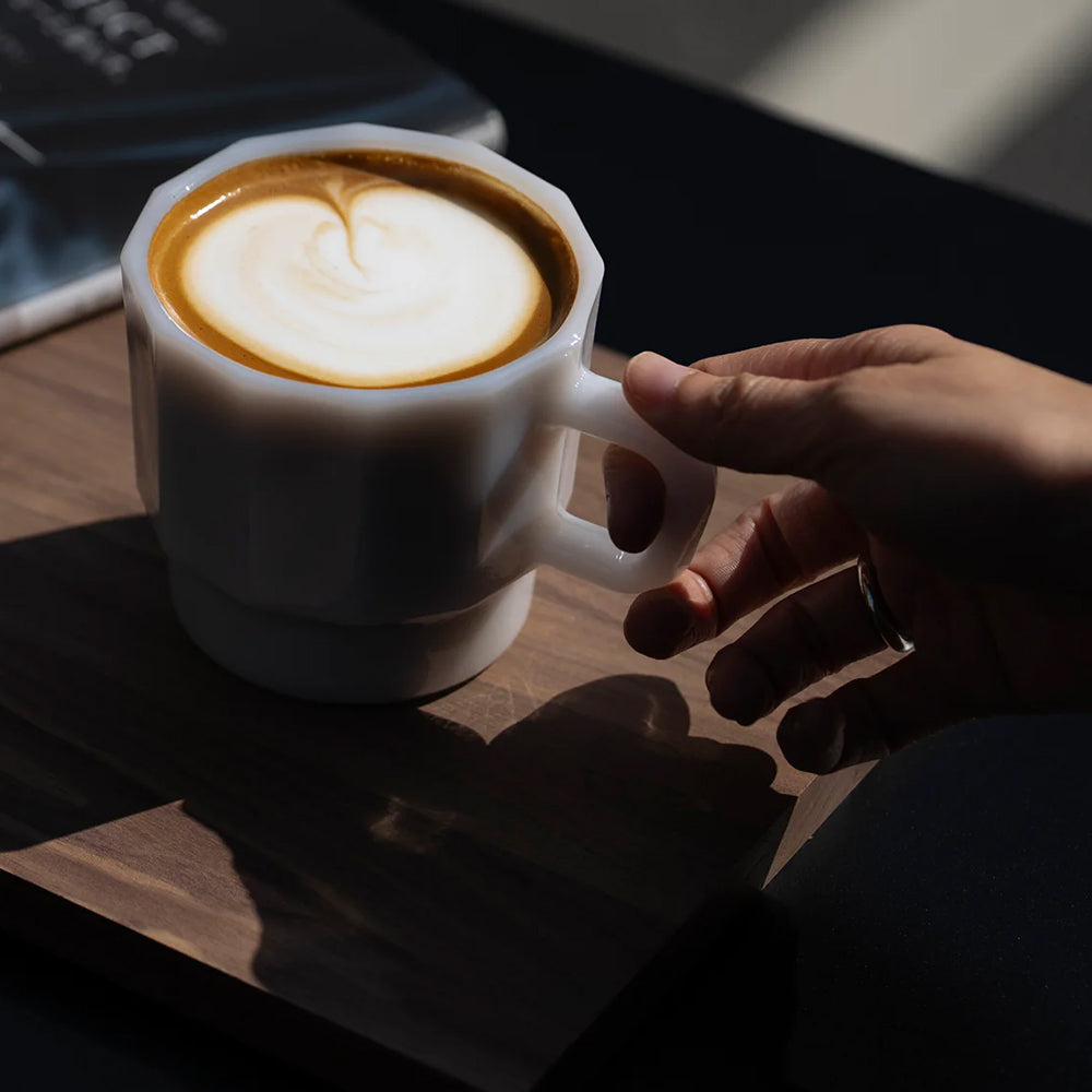 S-519 | HMM W Glass 手工玻璃杯 300ml (奶白限定)