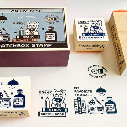 T-352 | SANBY x eric MATCHBOX STAMP 印章 (ON MY DESK)