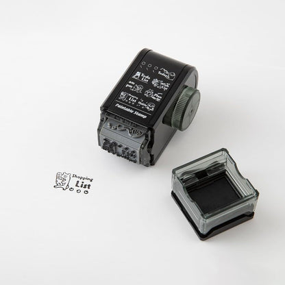 T-443 | MIDORI Paintable Stamp Dial 回轉印 (清單)