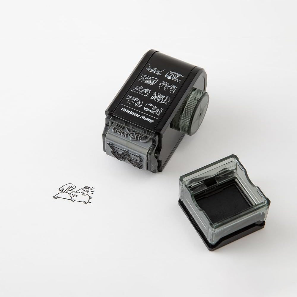 T-448 | MIDORI Paintable Stamp Dial 回轉印 (追星族)