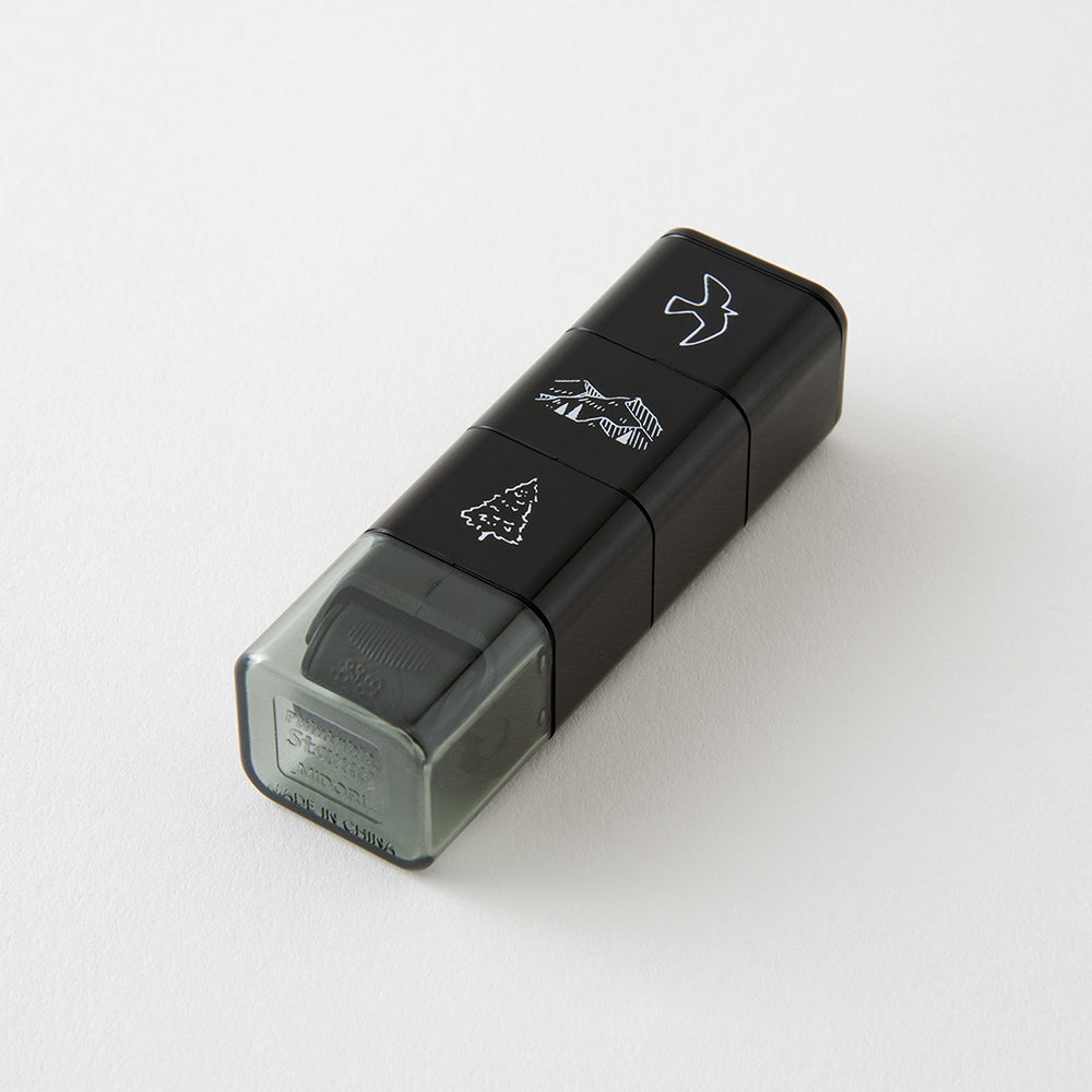 T-656 | MIDORI Paintable Stamp Roller 浸透印 (山景)