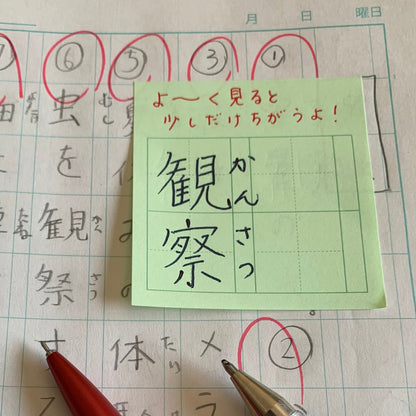 T-696 | ＋teacher 教學用網格便利貼 (Toketa/Kaketa)