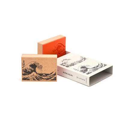 T-746 | 東京製版 Rubber Stamp Collection 橡皮印章組 (葛飾北齋．富嶽三十六景 神奈川沖浪裏)