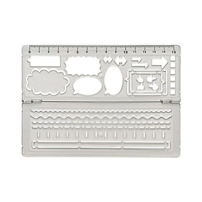 T-761 | KUTSUWA 筆記用摺疊模板尺