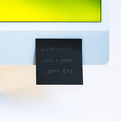 T-771 | CRAFT DESIGN TECHNOLOGY 黑色便利貼組 (S/L)