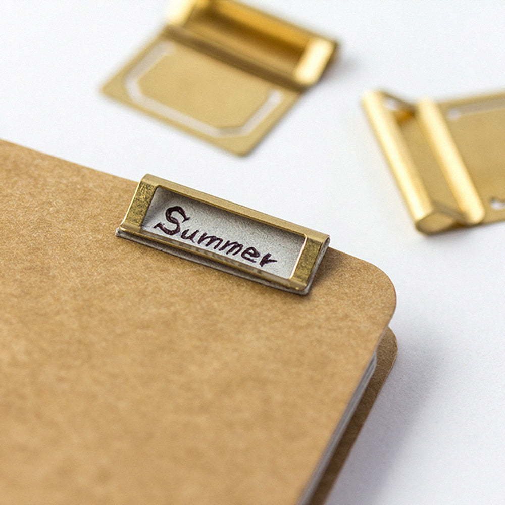 T-786 | TRAVELER'S COMPANY BRASS PRODUCTS 黃銅分類索引夾