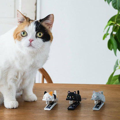 T-799 | MAX HD-10NX 貓咪系列 限量版矽膠訂書機 (黑貓)