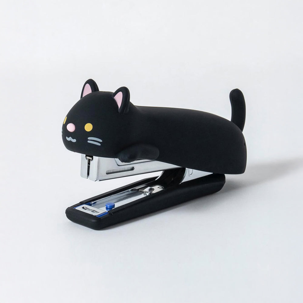 T-799 | MAX HD-10NX 貓咪系列 限量版矽膠訂書機 (黑貓)