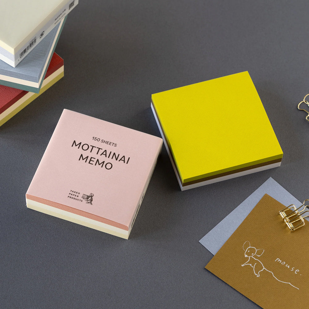 T-820 | TAKEO MOTTAINAI MEMO 花紋便條紙 26