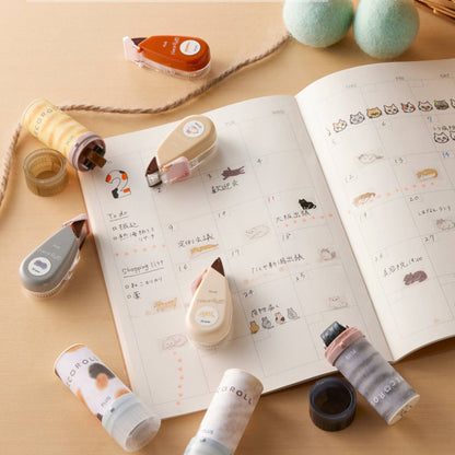 T-832 | PLUS Neco Rush 裝飾花邊膠帶 貓咪限定版