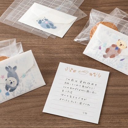 T-838 | MIDORI 動物迷你信紙套裝 第二彈