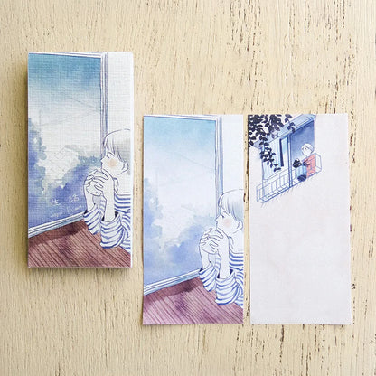 T-872 | 表現社 x 藤巻佐有梨 迷你一筆盞便利貼 (旅路・生活)
