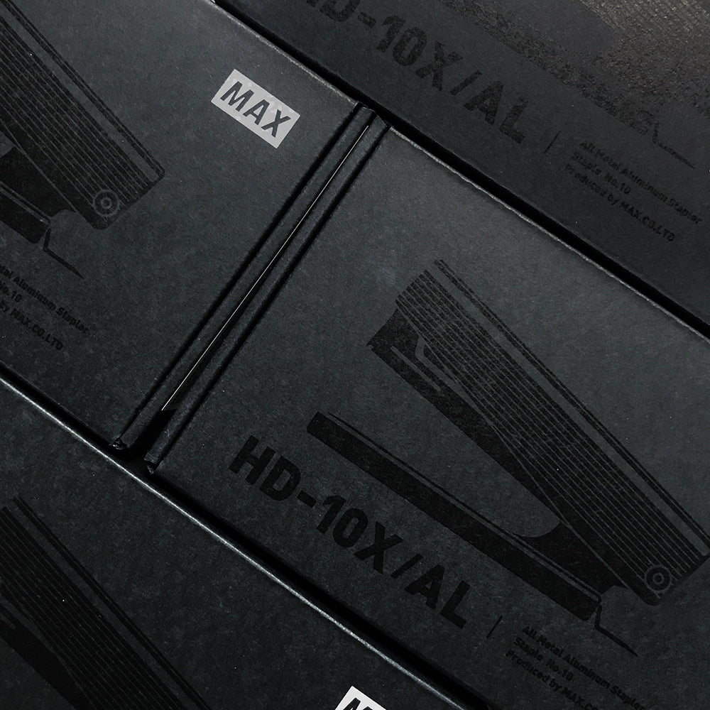 T-98 | MAX HD-10X/AL 全金屬釘書機 (黑/銀/紅)