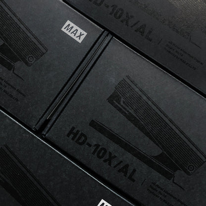 T-98 | MAX HD-10X/AL 全金屬釘書機 (黑/銀/紅)