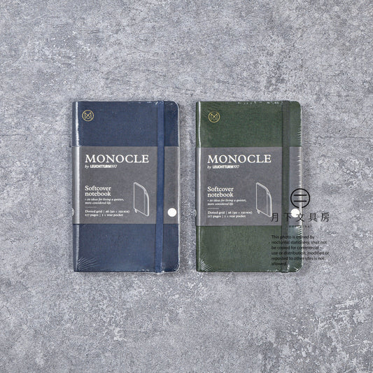 B-186 | LEUCHTTURM1917 x MONOCLE A6 布面筆記本 (點陣)