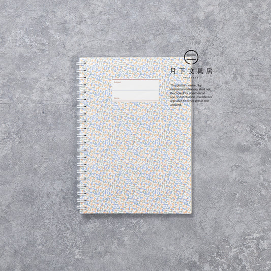 B-258 | CIRCUS BOY BAND Spring Note 線圈筆記本 (地鐵站的混色座椅)