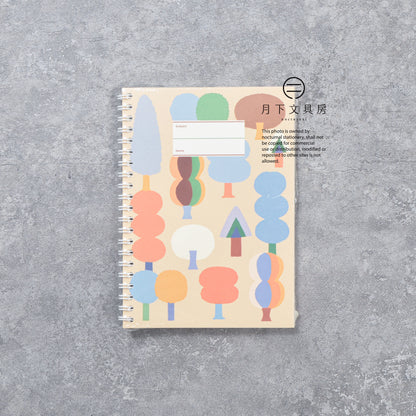 B-259 | CIRCUS BOY BAND Spring Note 線圈筆記本 (Color Tree)