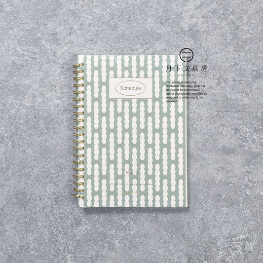 B-260 | CIRCUS BOY BAND Schedule 線圈手帳 (Bean olive)