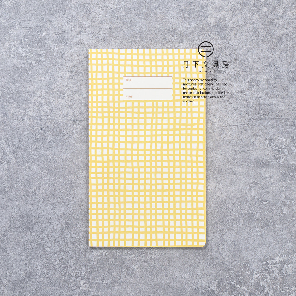 B-264 | CIRCUS BOY BAND Note 線裝筆記本 (linnen Yellow)