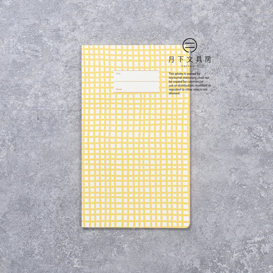 B-264 | CIRCUS BOY BAND Note 線裝筆記本 (linnen Yellow)