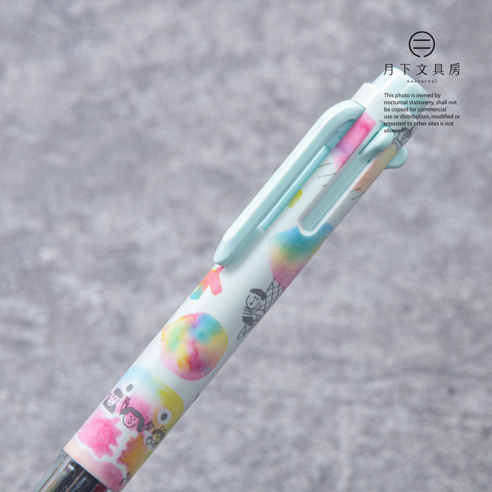 P-134 | AIUEO x PENTEL i+ 5色多功能筆 (CHIBI肥皂泡)