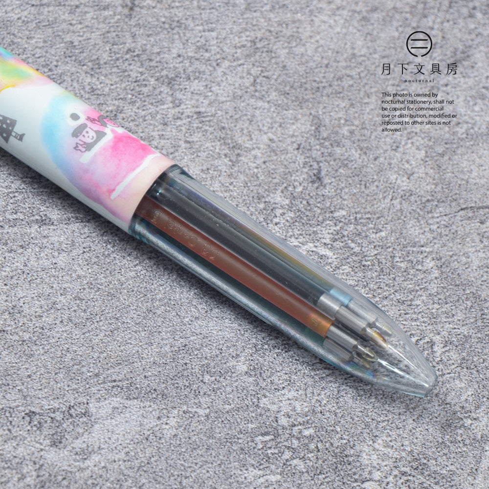 P-134 | AIUEO x PENTEL i+ 5色多功能筆 (CHIBI肥皂泡)