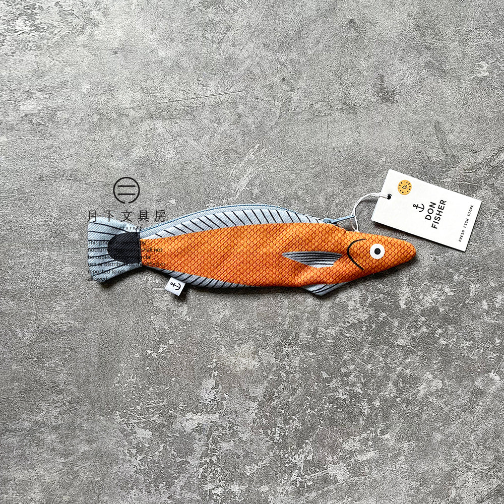 S-104 | DON FISHER 尖隆頭魚錢包 (橙色)