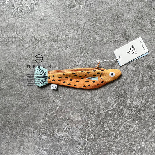 S-115 | DON FISHER 細鱗鱚錢包 / 鎖匙包 (橙色)