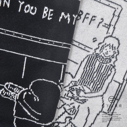 S-323 | MOVING DRAWING "CAN YOU BE MY BFF?" 手提棉袋