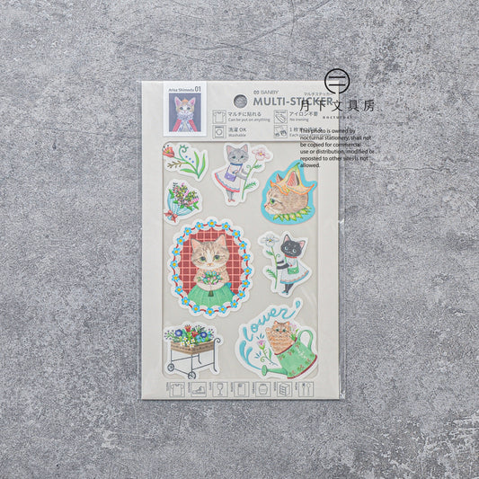 S-454 | SANBY MULTI-STICKER 多功能貼紙 (霜田有沙)