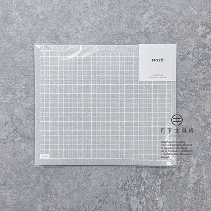 S-458 | MOYÖ 方眼海綿抹布 (灰色)