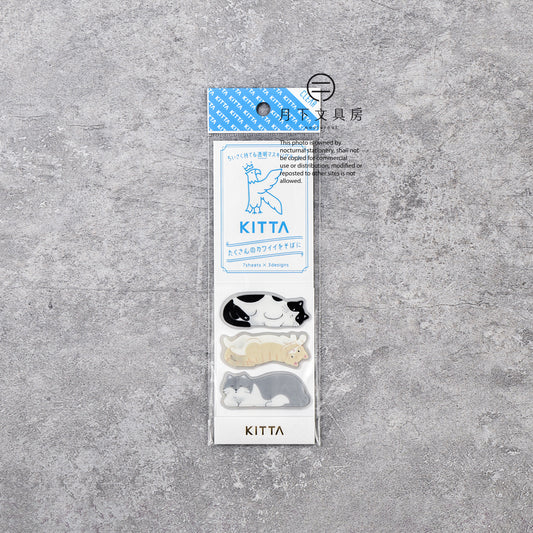 S-361 | KITTA CLEAR 隨身手帳貼 (貓咪)